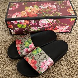 Gucci Floral Slides